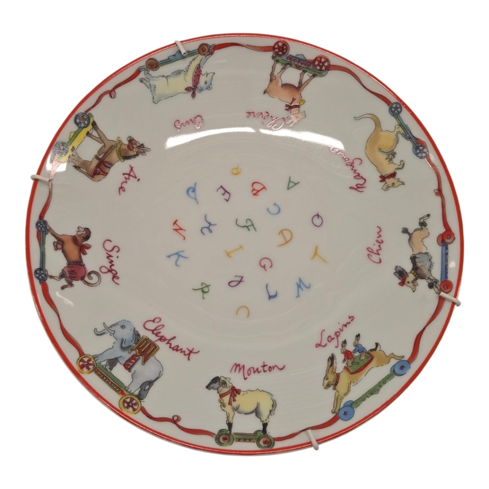 Bernardaud LIMOGES, "LA RONDE‎ DES JOUETS" PLATE